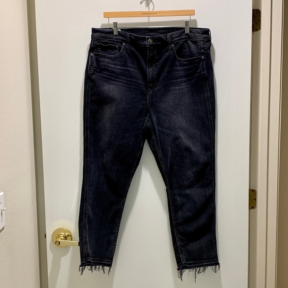 GAP VINTAGE SLIM HIGH RISE BLACK JEANS - Picture 10 of 12